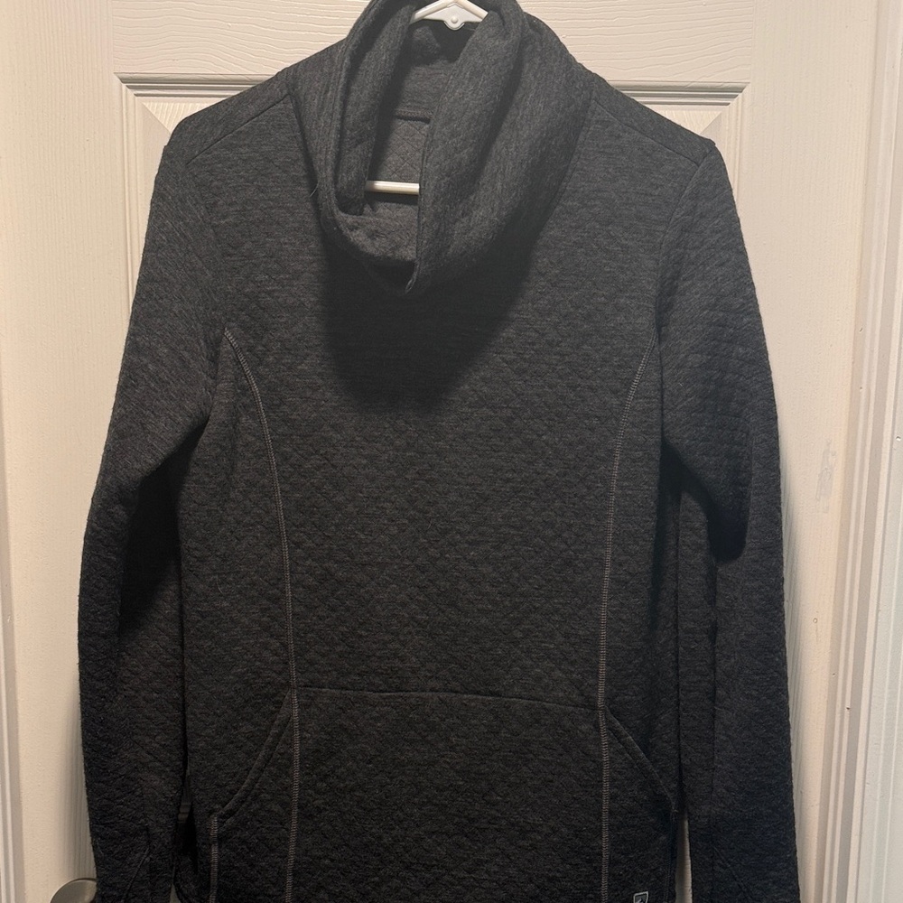 Kuhl Women's Cowl Neck Sweater - Dark Gray